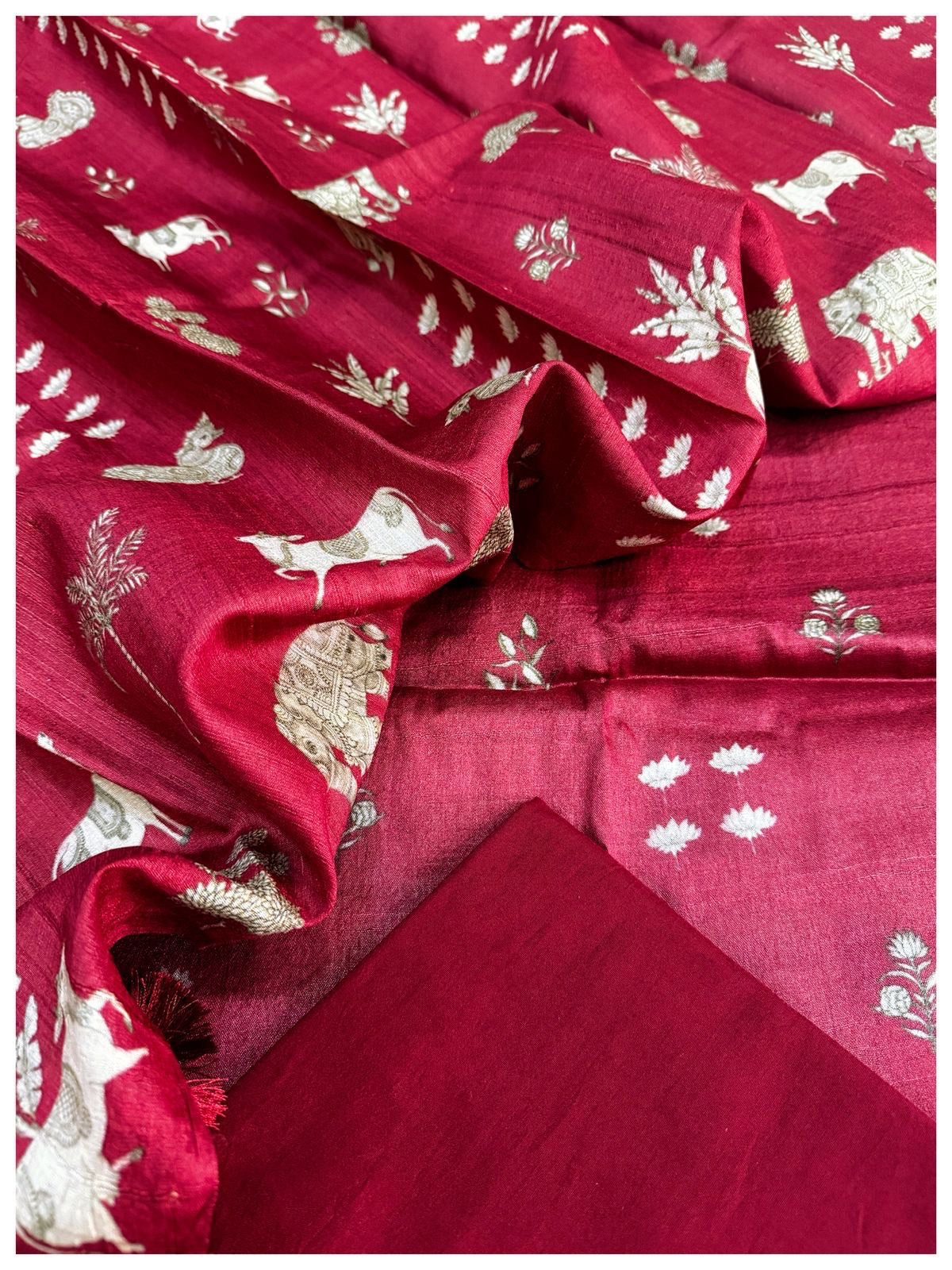 Tussar Silk Suit