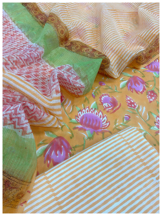 Cotton with Kota Dupatta