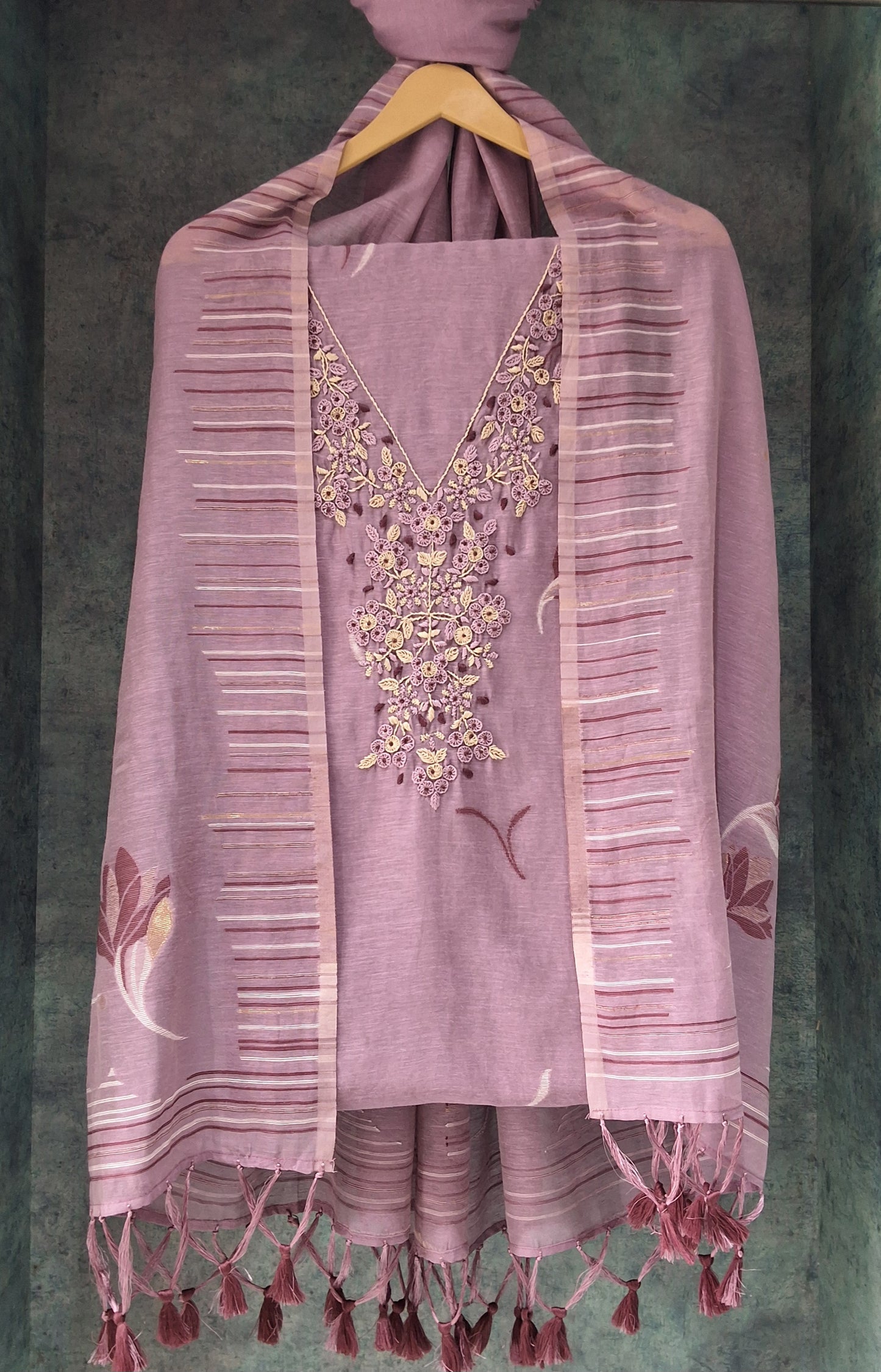 Chanderi Silk Suit