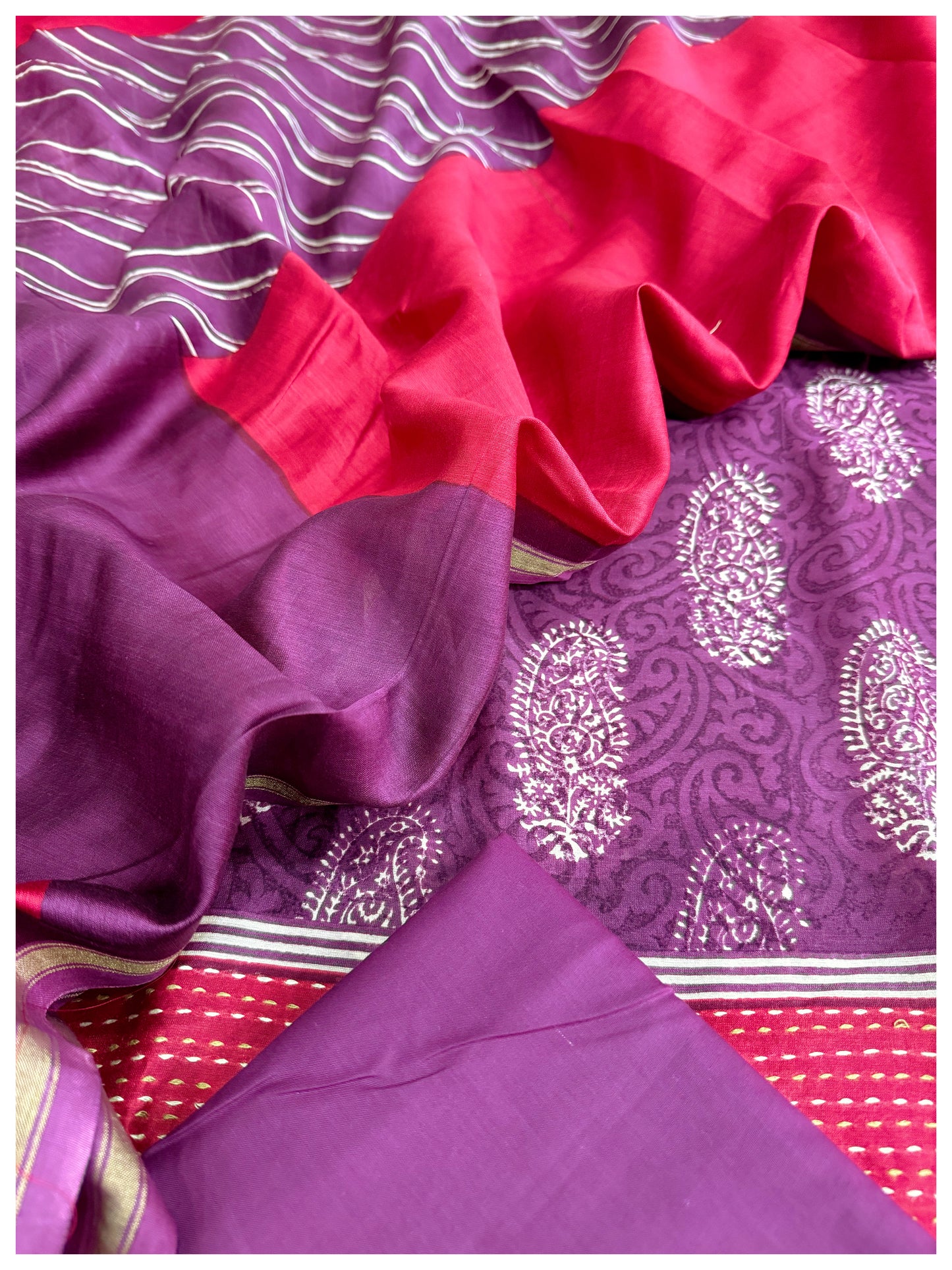 Chanderi Silk Suit