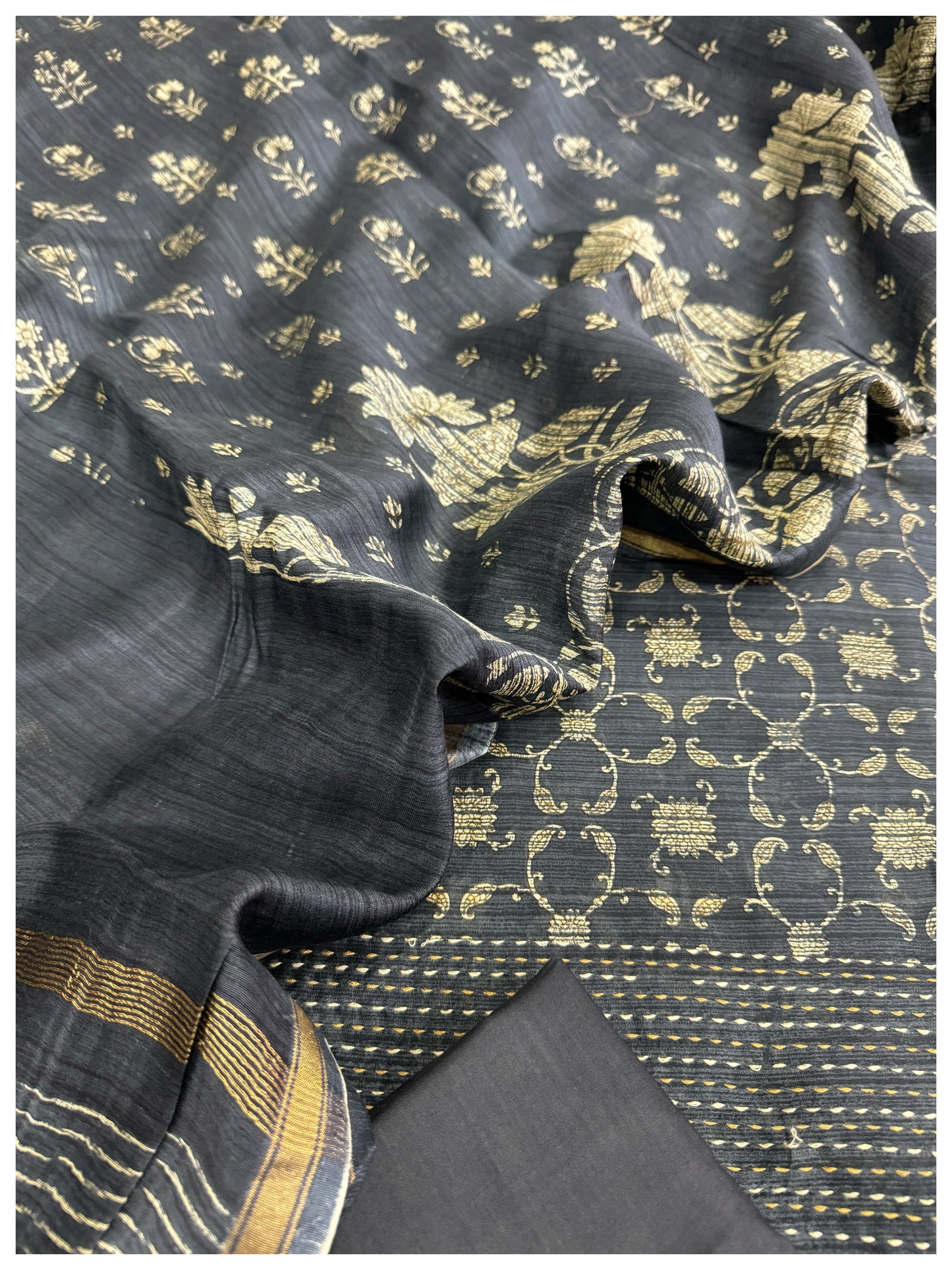 Chanderi Silk Suit