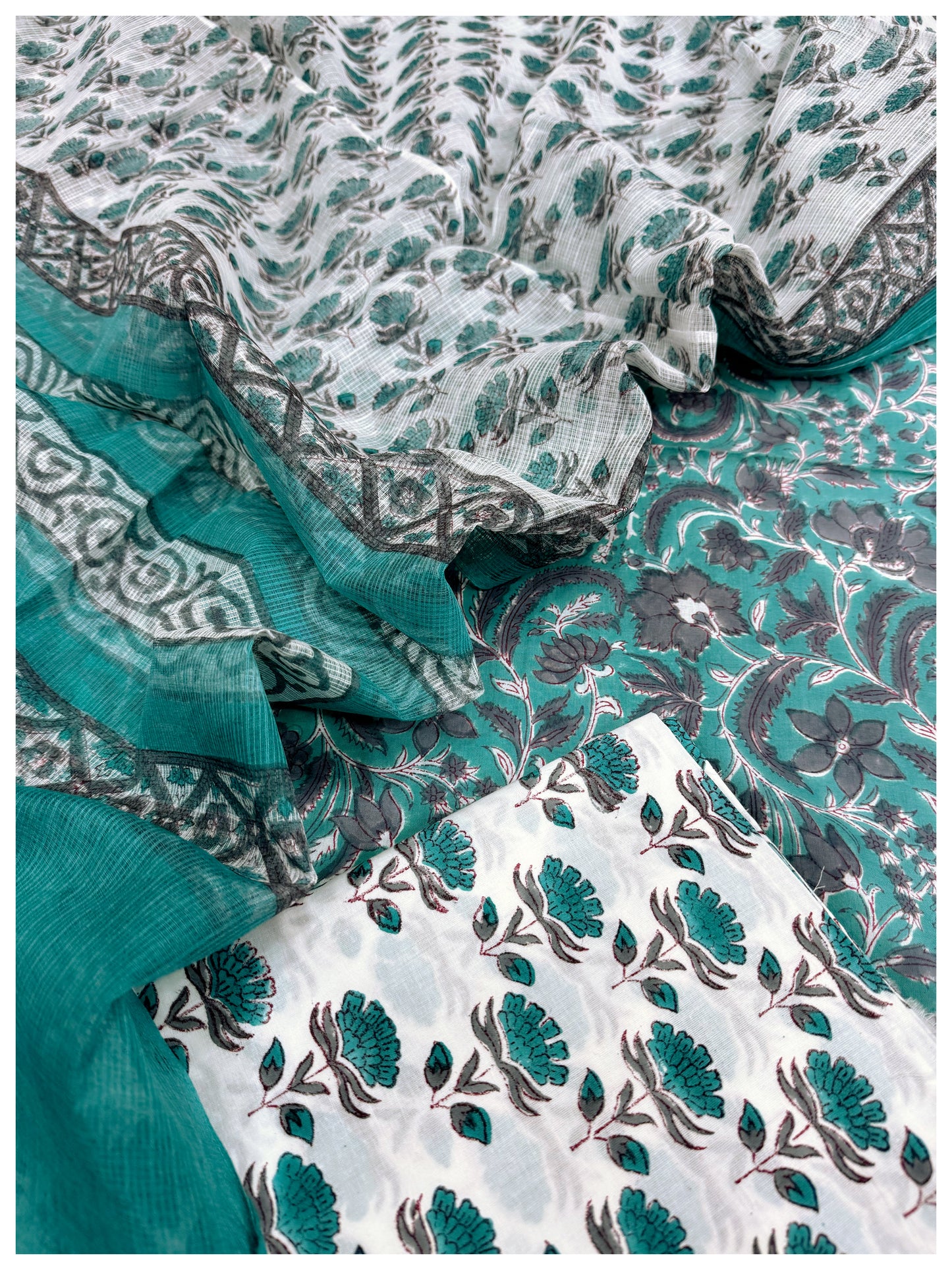 Cotton with Kota Dupatta