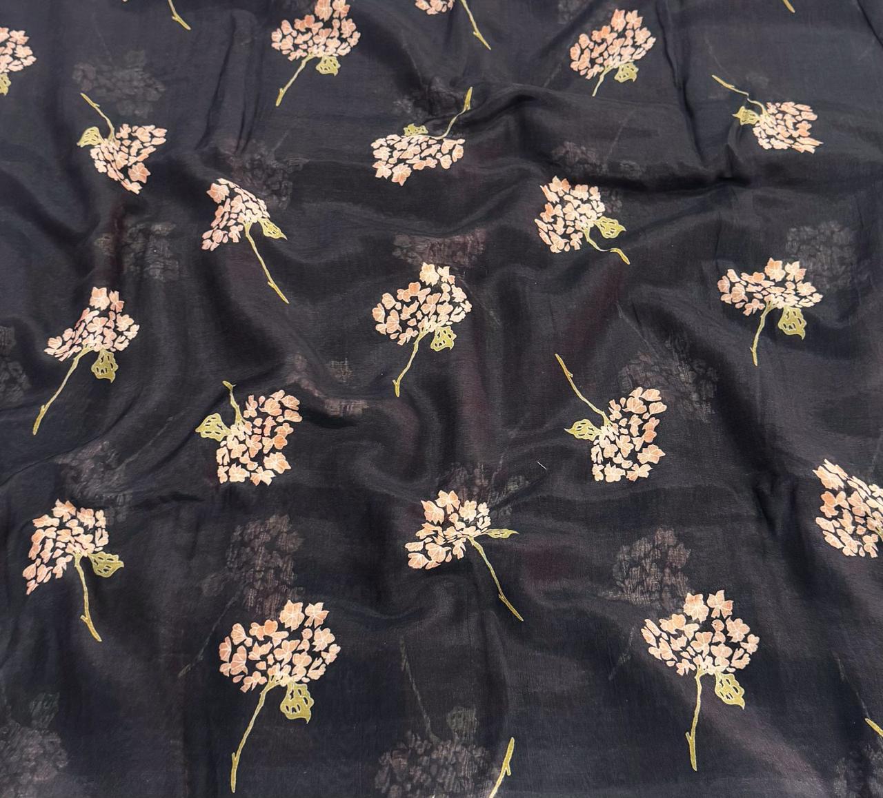 Mul Chanderi Silk Fabric