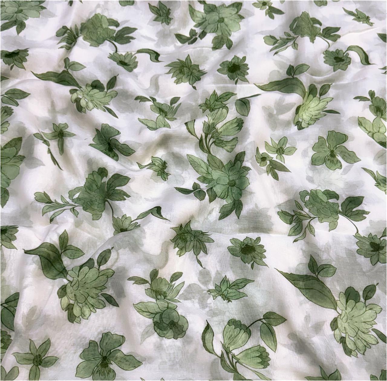 Mul Chanderi Silk Fabric