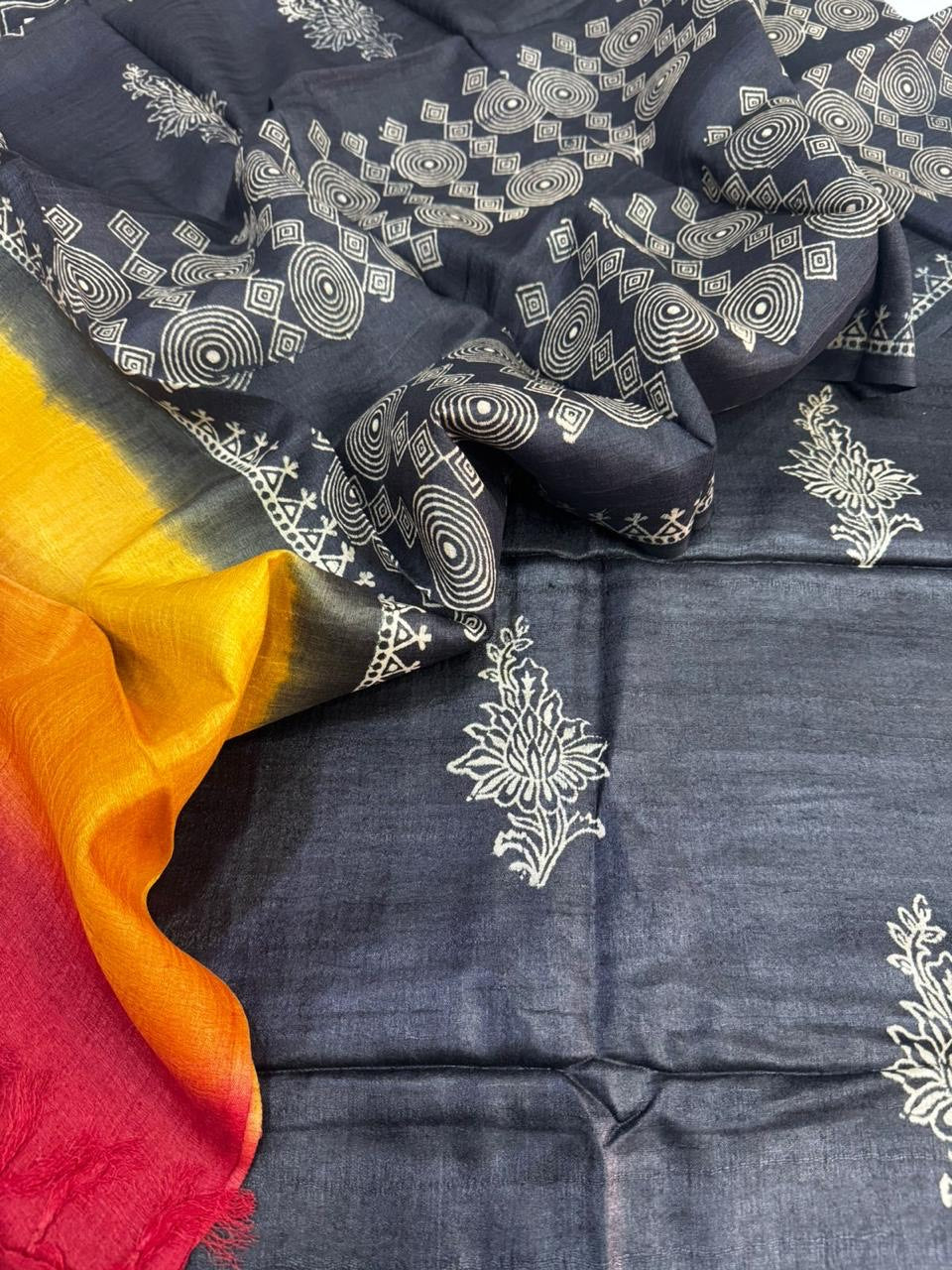 Tussar Silk Suit