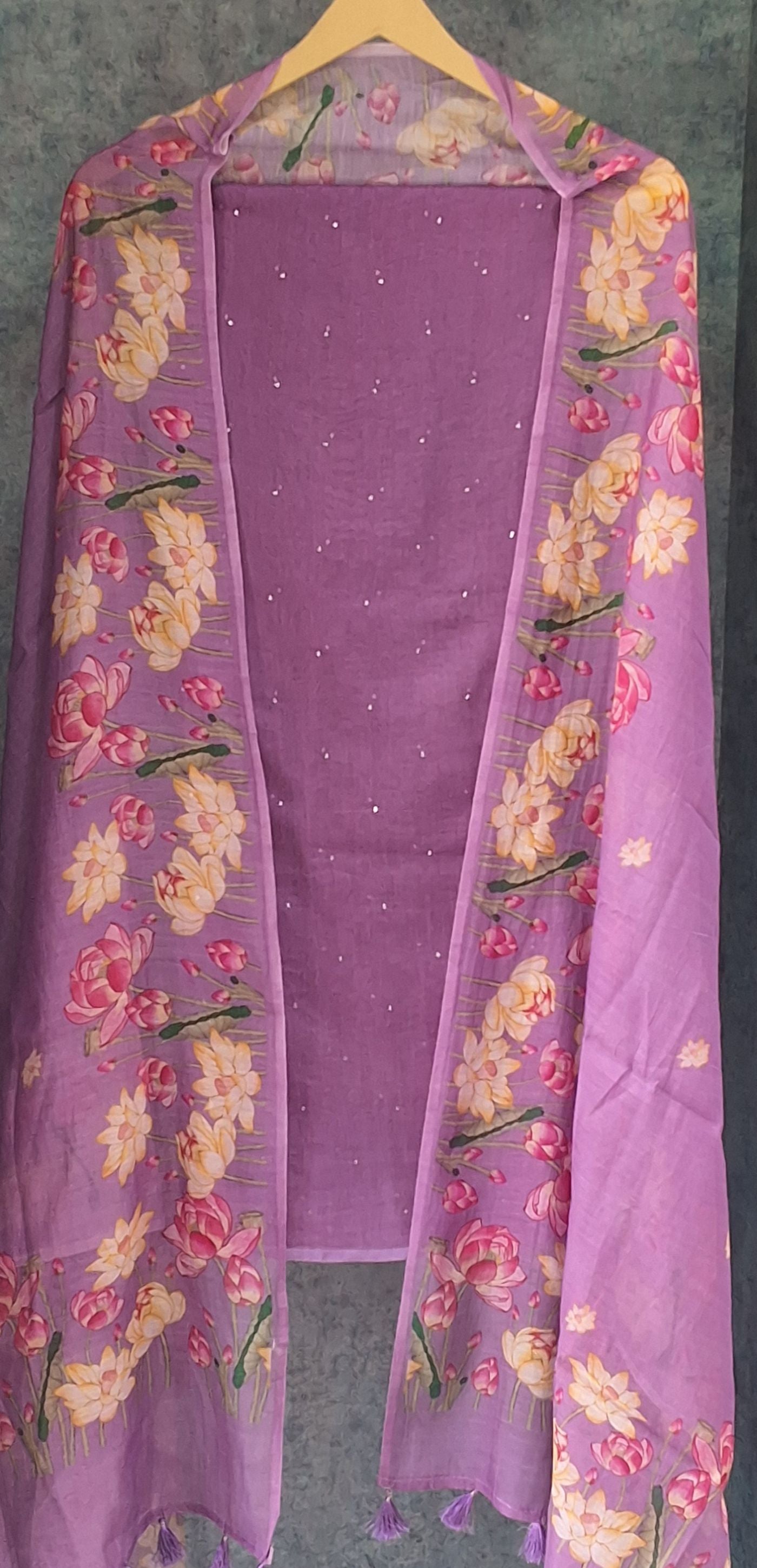Mul Chanderi Silk Suits