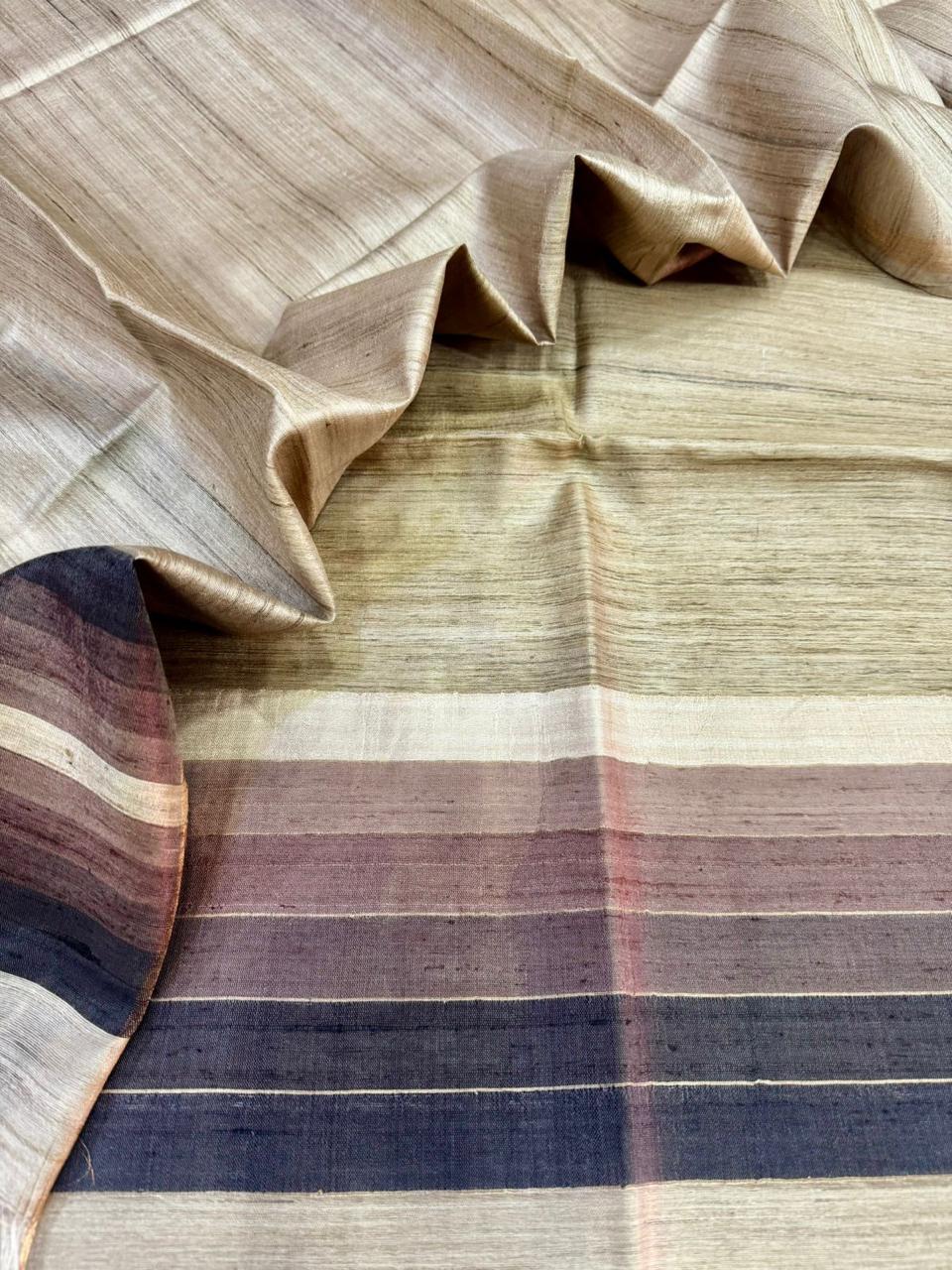 Tussar Silk Hand Weaved Suit