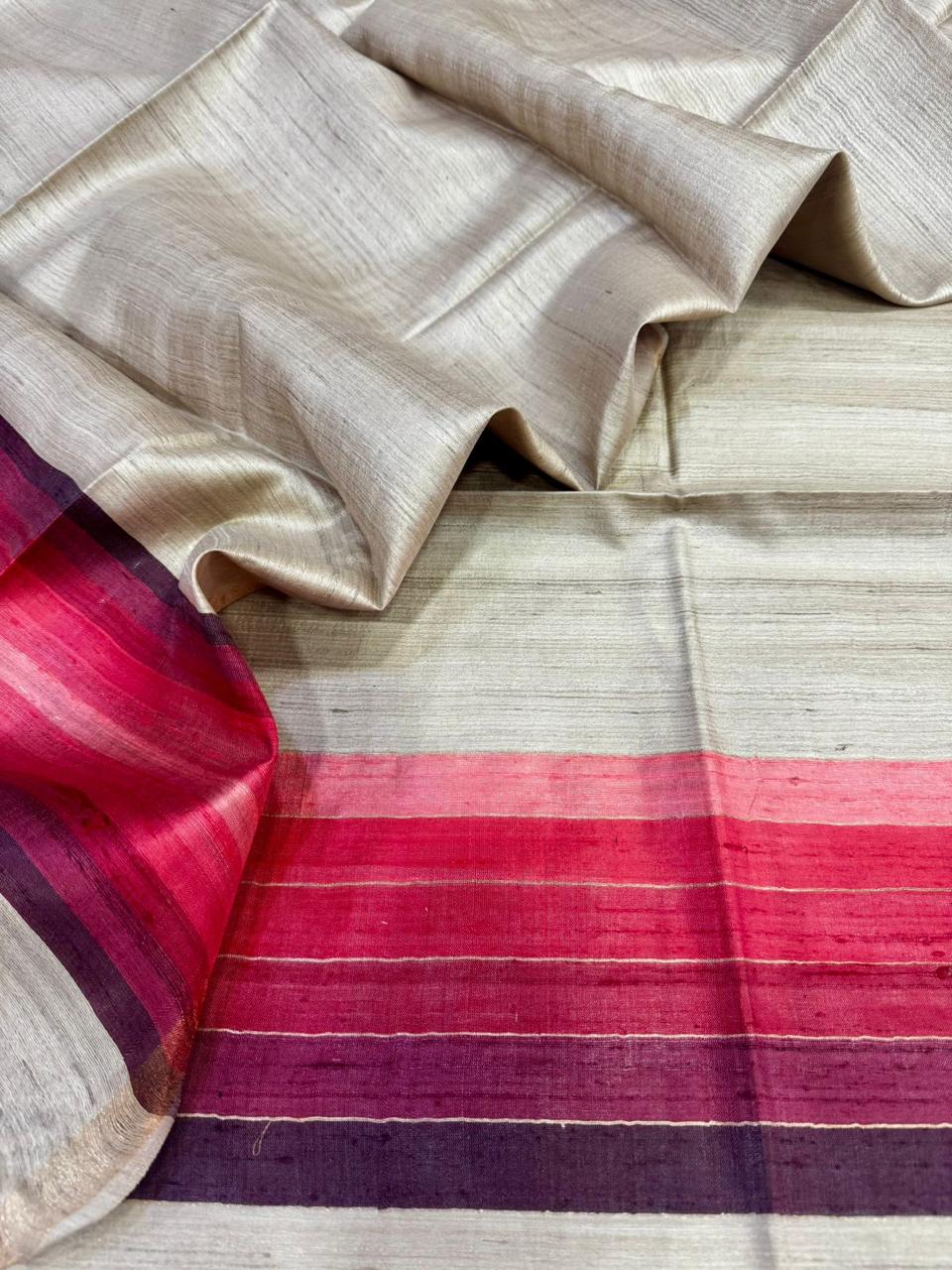Tussar Silk Hand Weaved Suit