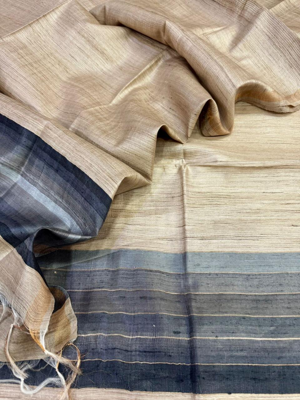 Tussar Silk Hand Weaved Suit