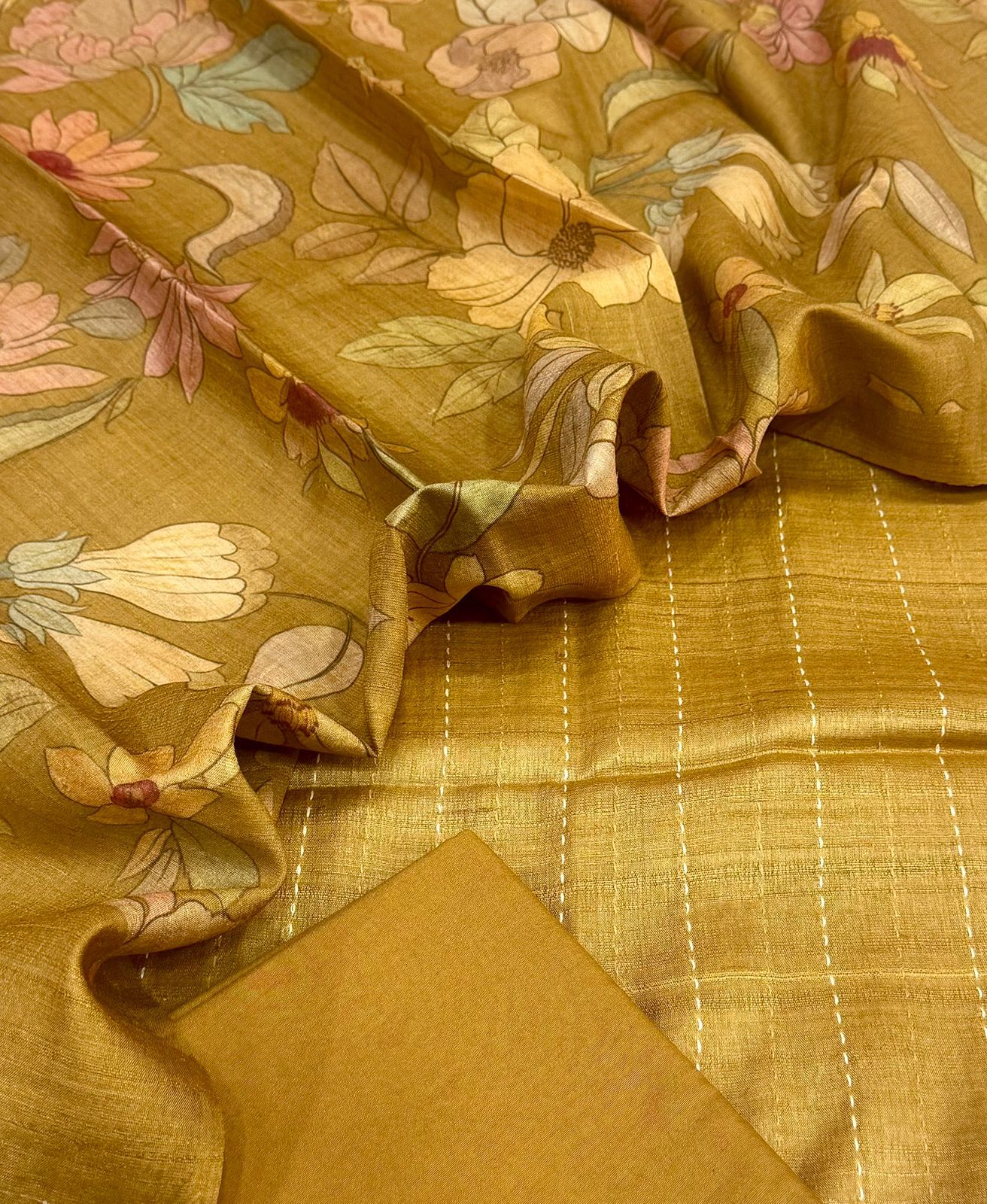 Tussar Silk Suit