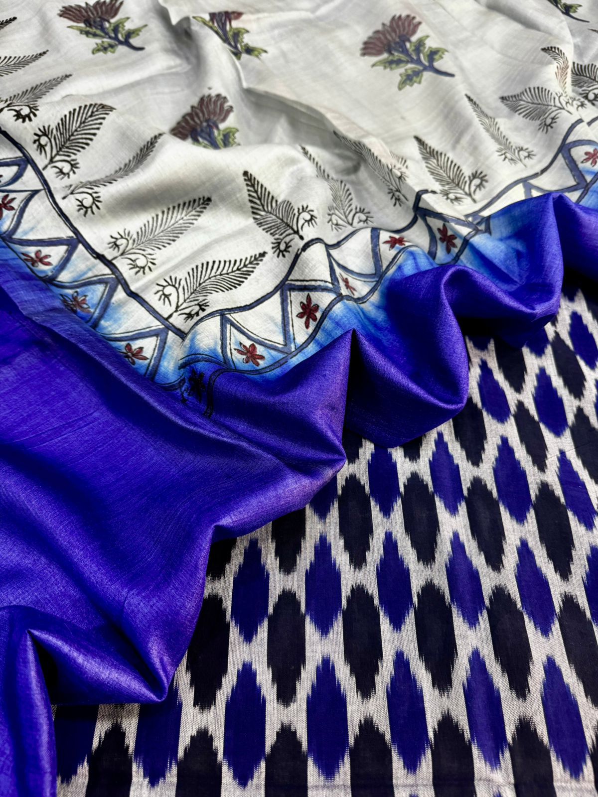 Cotton Suits with Tussar Dupatta