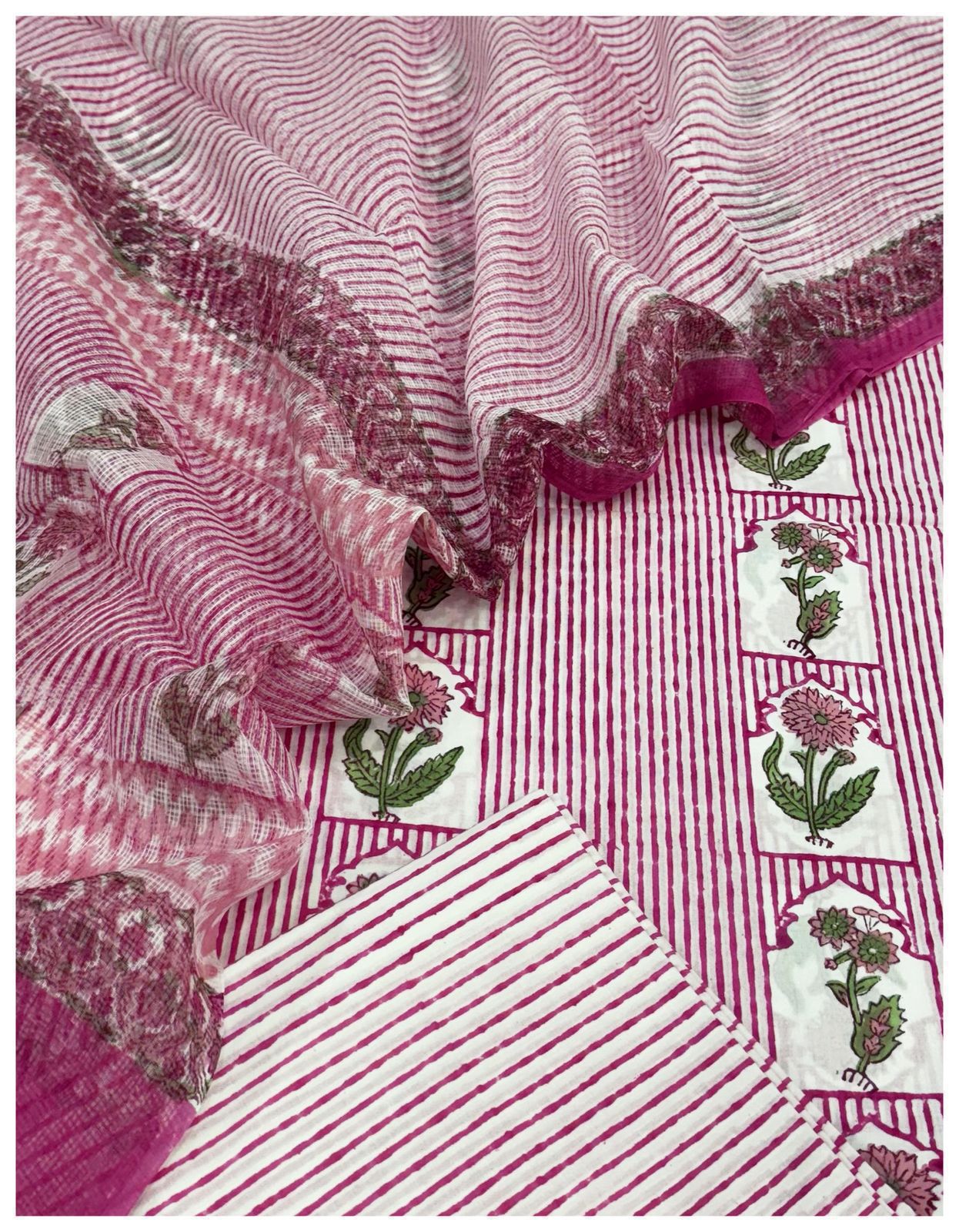 Cotton with Kota Dupatta