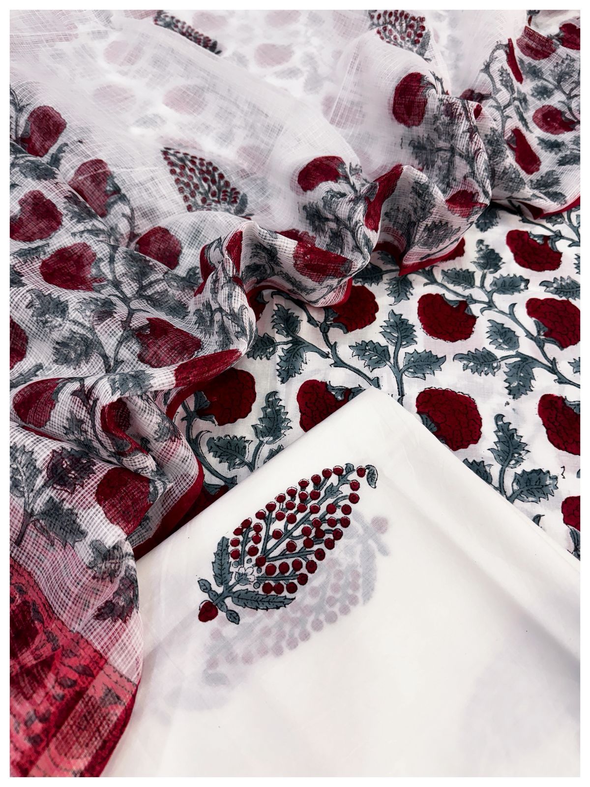 Cotton with Kota Dupatta