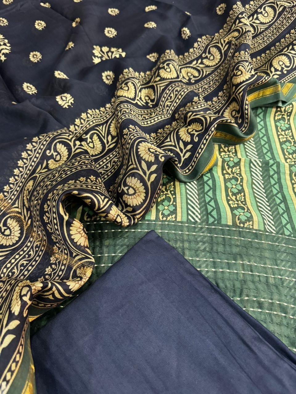 Chanderi silk Suit