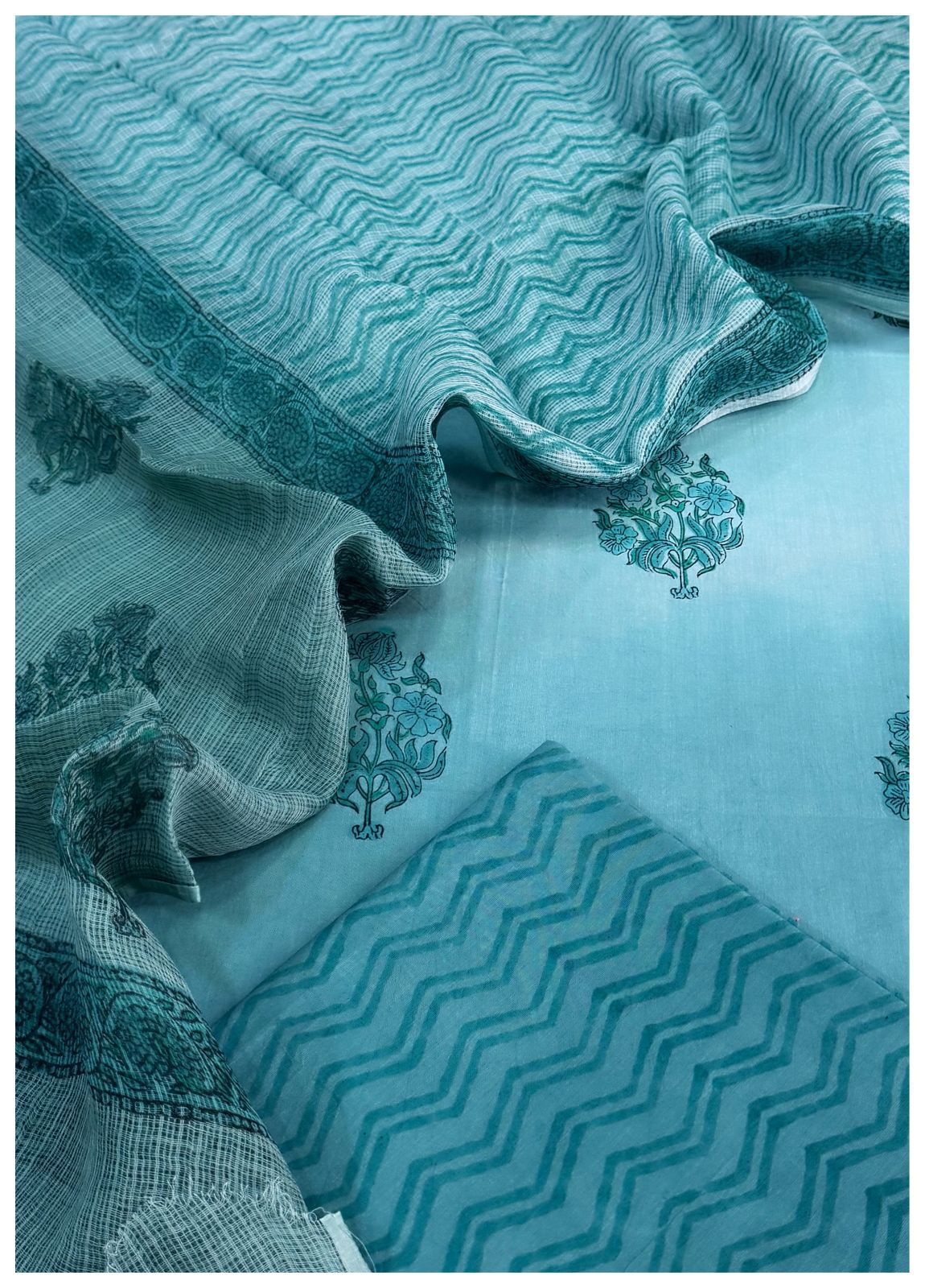 Cotton with Kota Dupatta