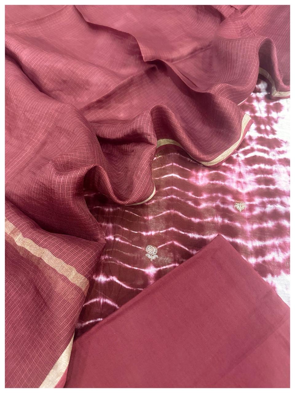 Chanderi Silk Suit