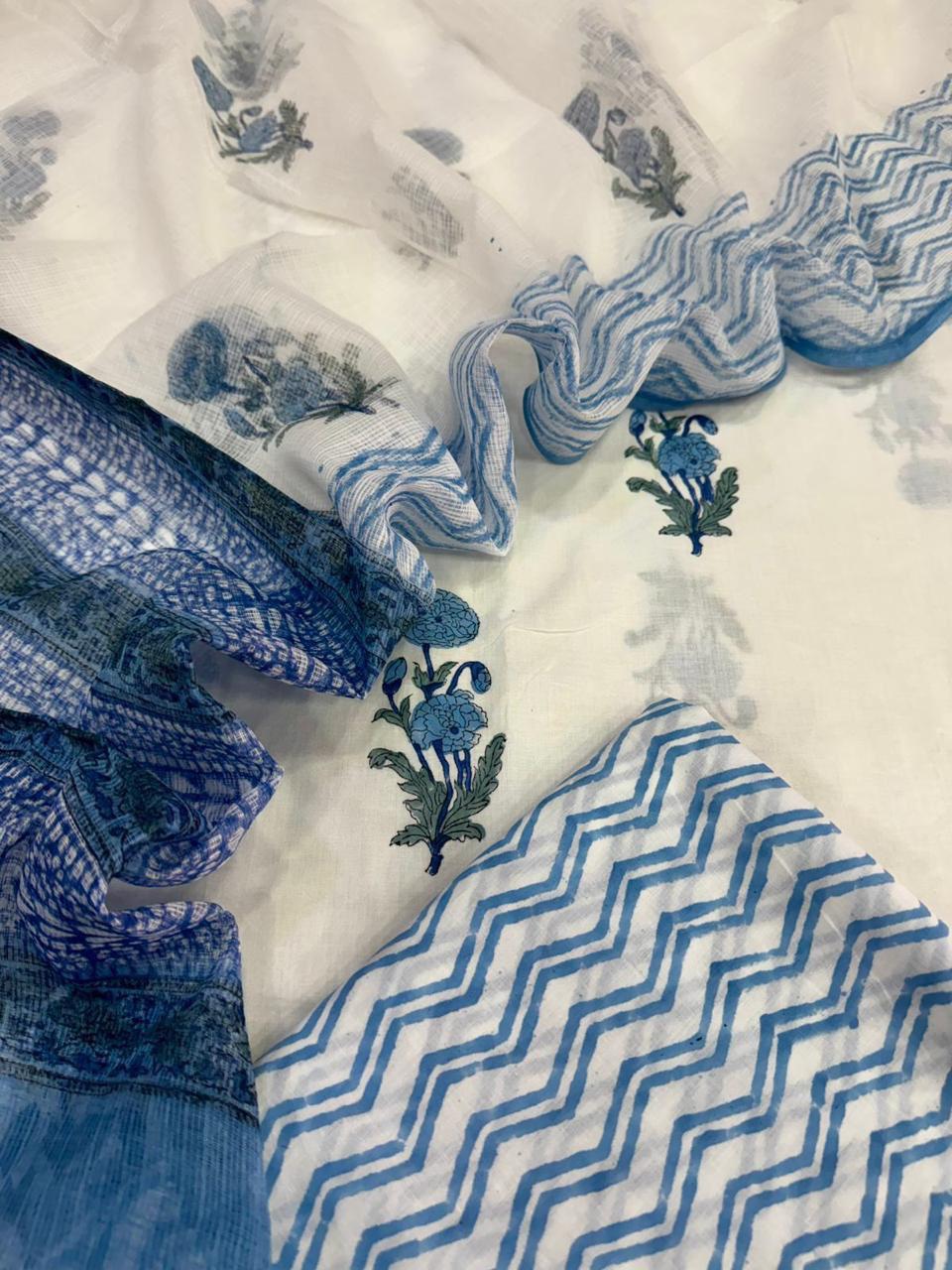 Cotton With Kota Dupatta