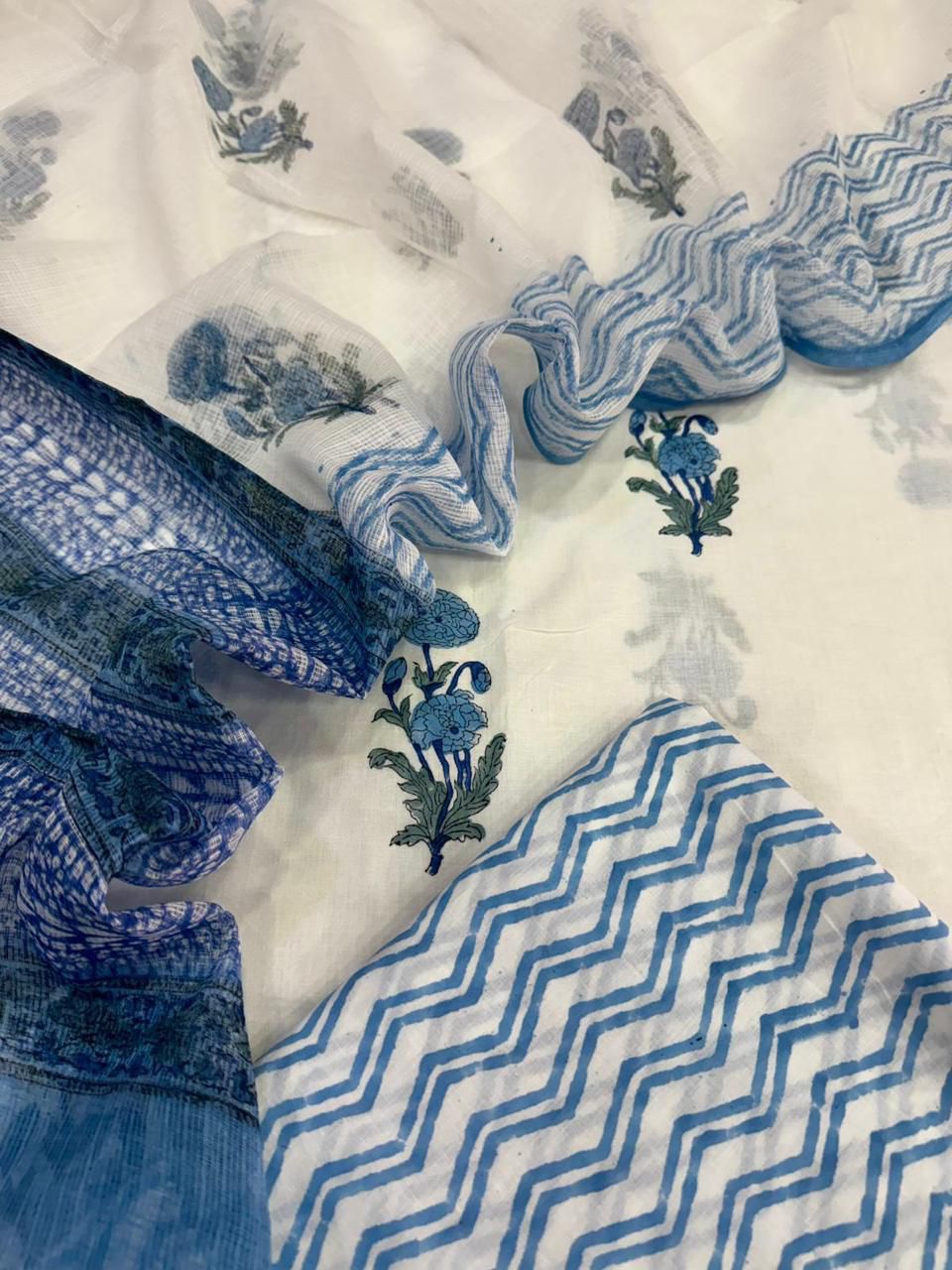 Cotton With Kota Dupatta