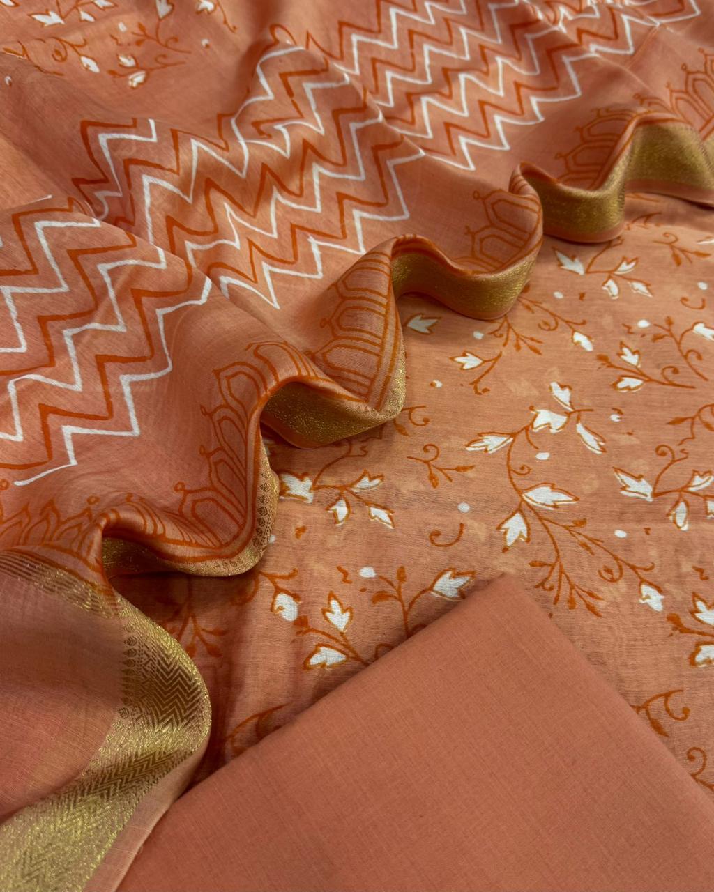 Maheshwari silk suit