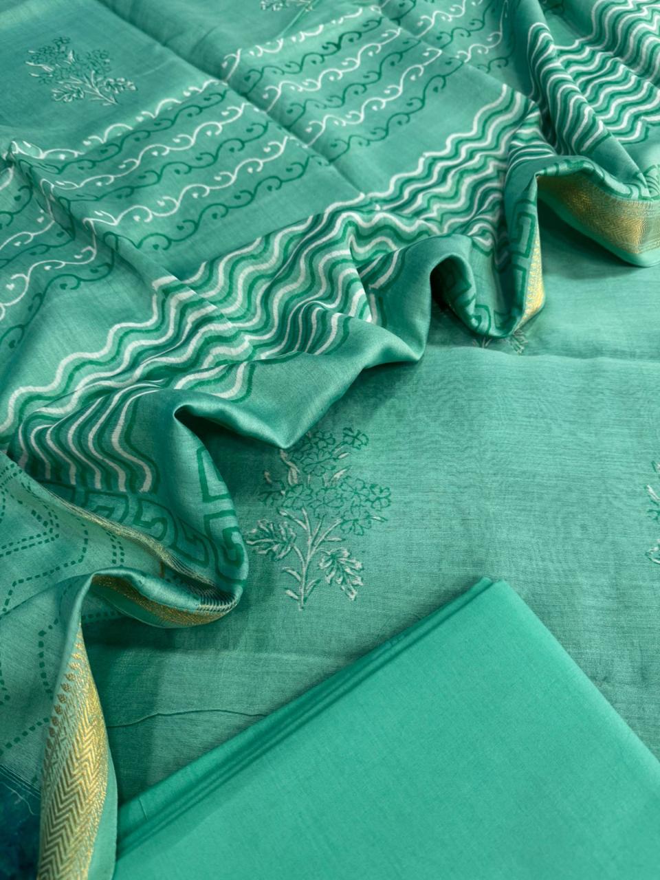 Maheshwari silk suit