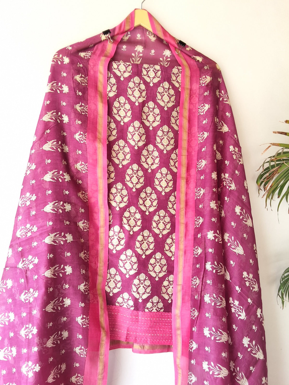 Chanderi Silk Suit