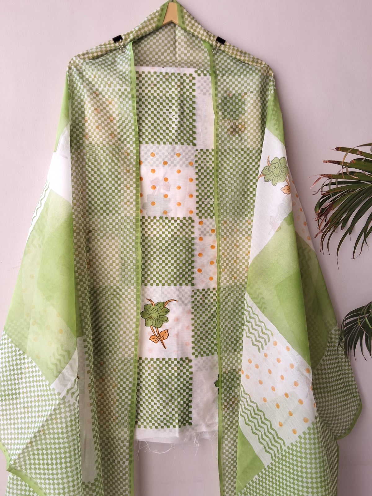 Chanderi silk suit