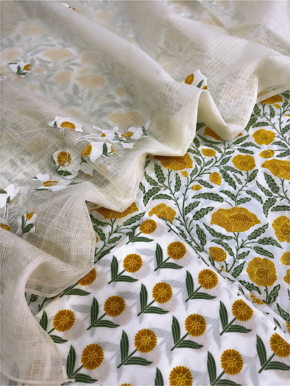 Cotton with Kota Dupatta