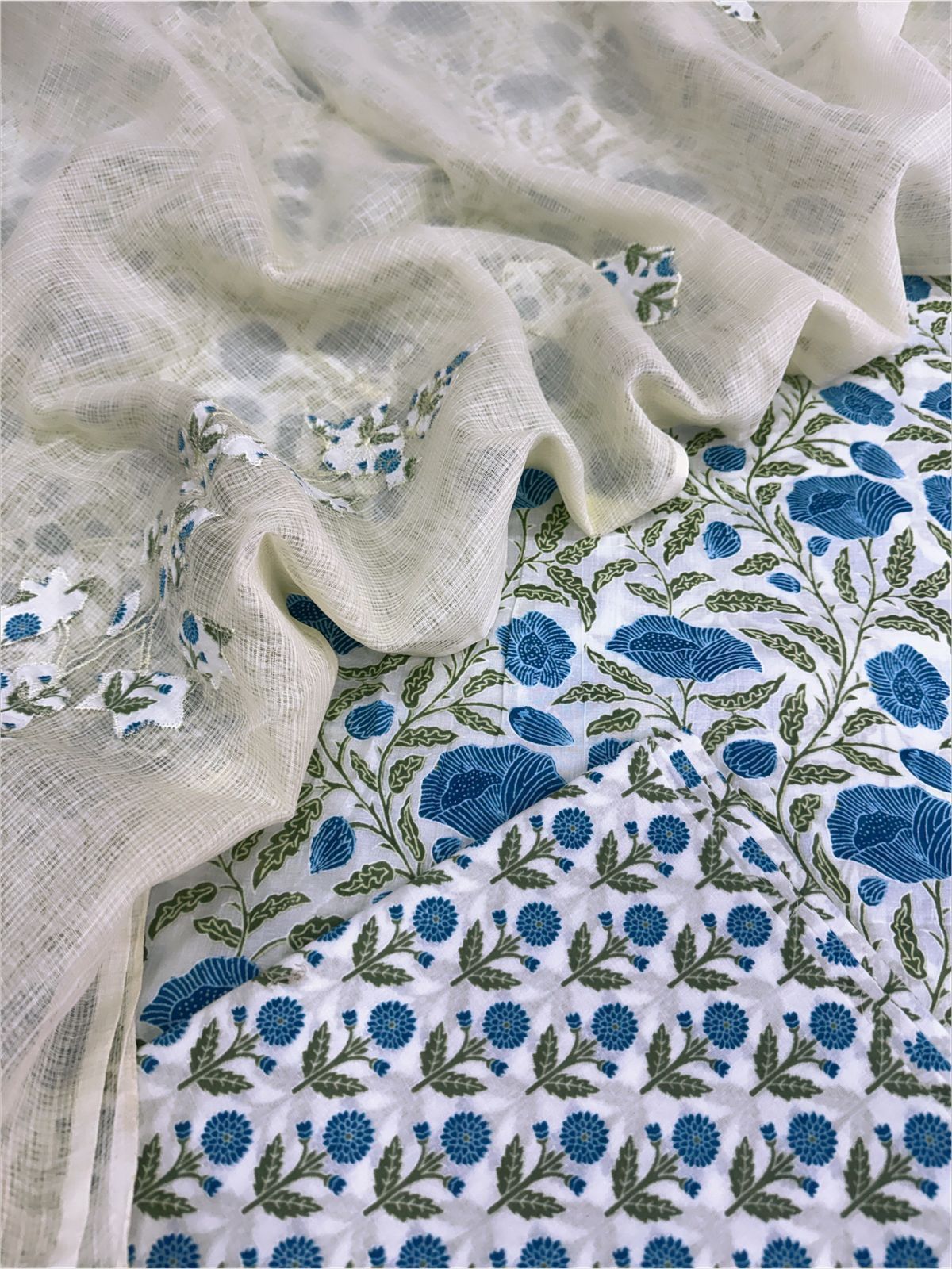 Cotton with Kota Dupatta