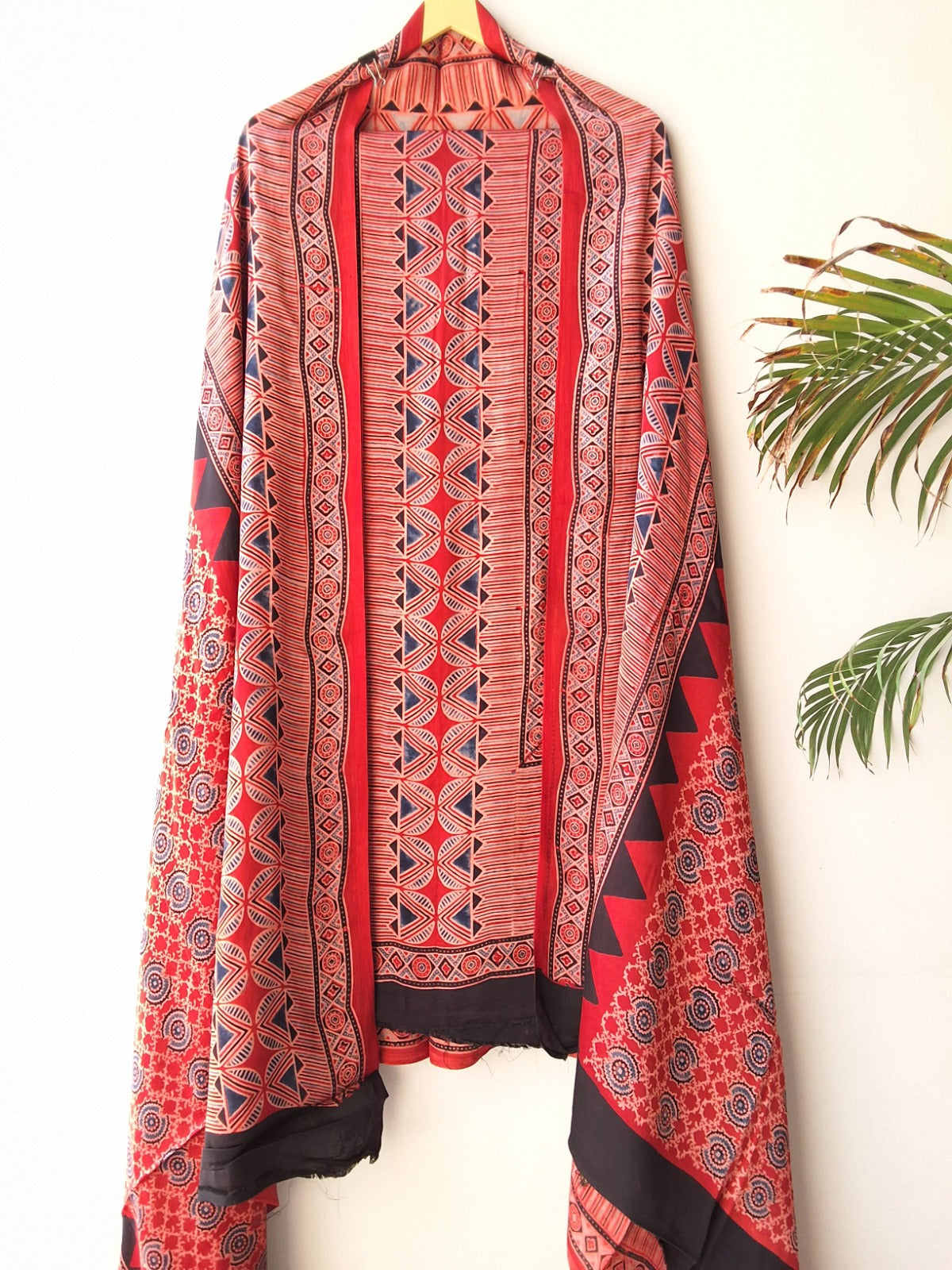 Modal Ajrakh Suit