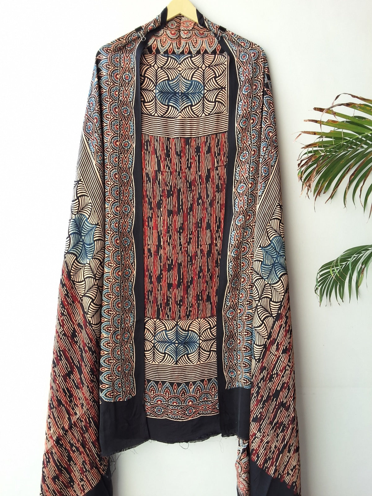 Modal Ajrakh Suit