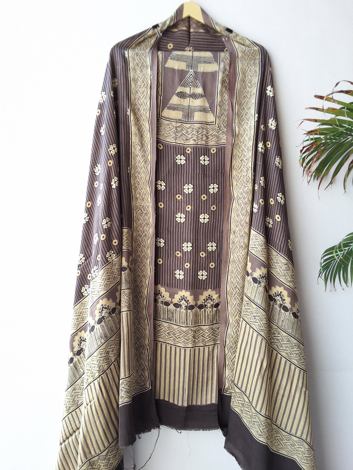 Modal Ajrakh Suit