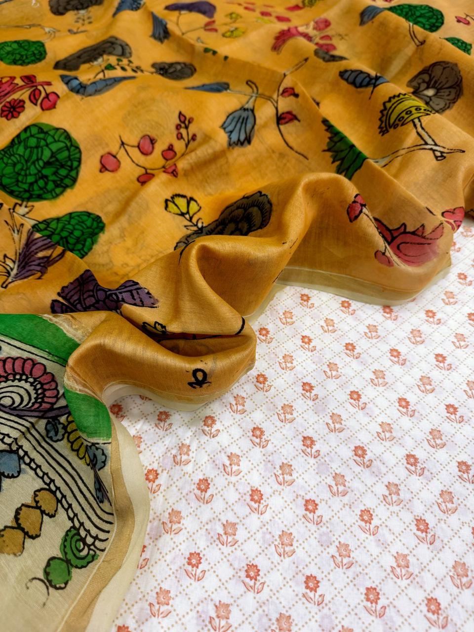 Cotton with Chanderi Dupatta