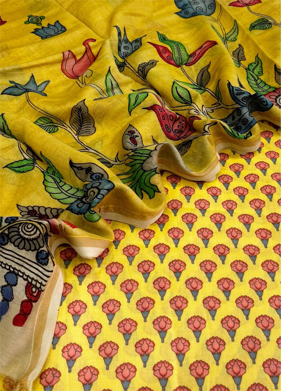 Cotton with Chanderi Dupatta