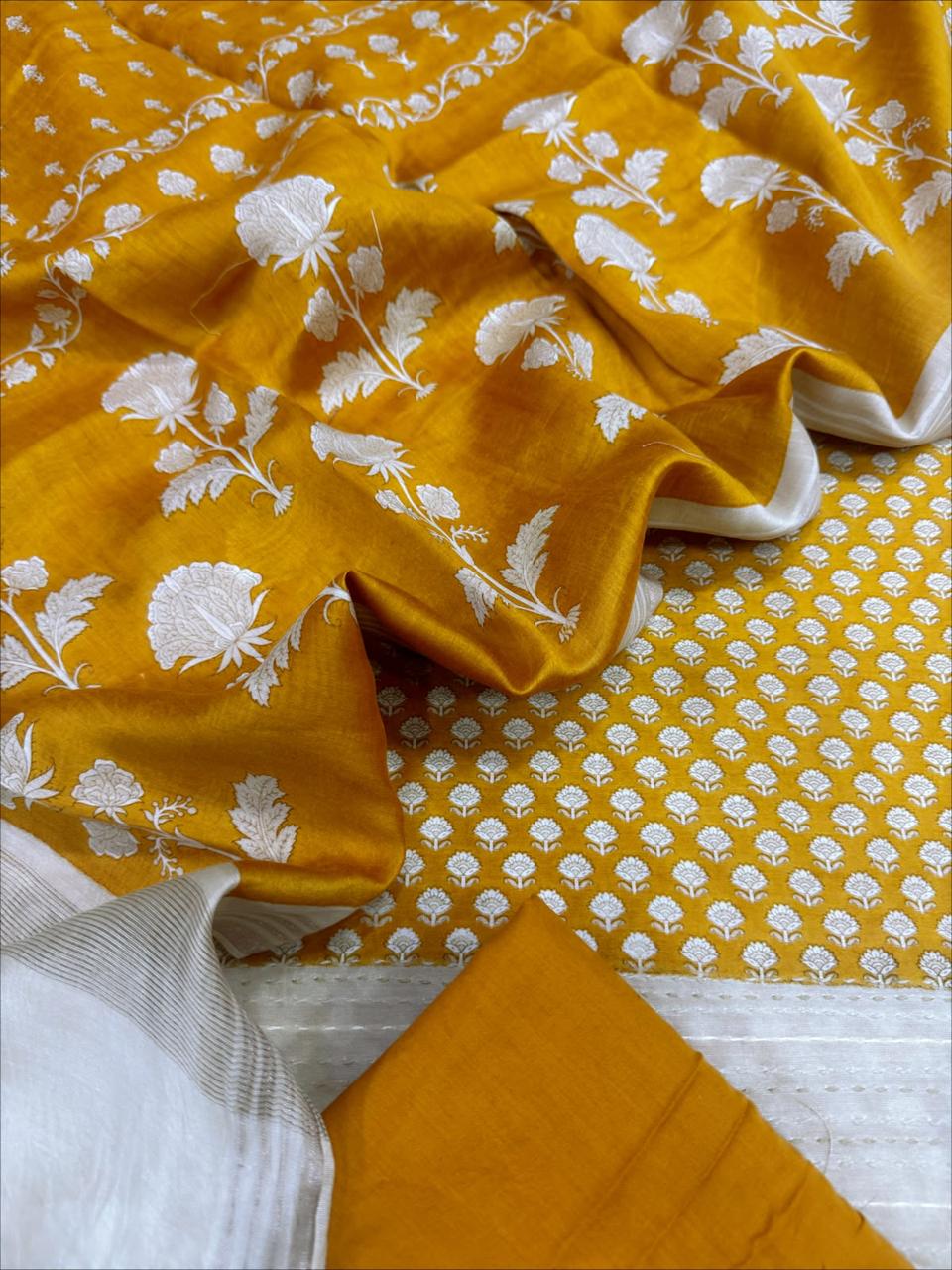 Chanderi Silk Suit