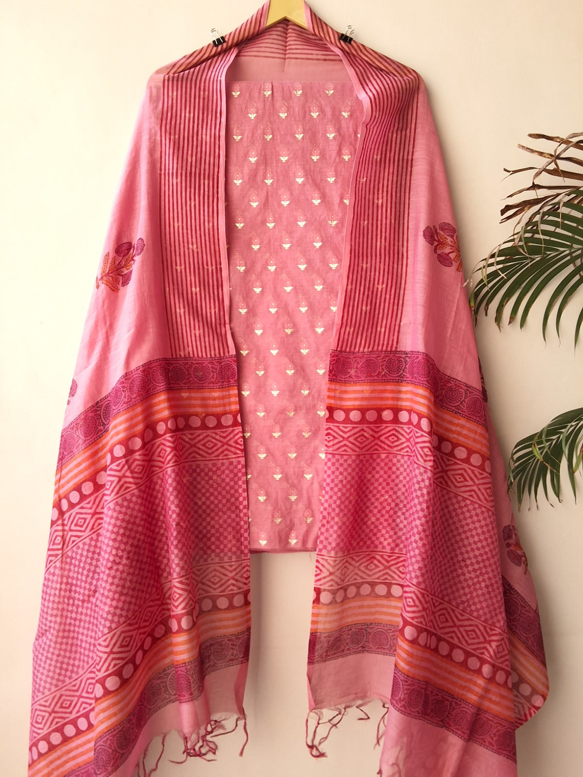 Chanderi silk suit
