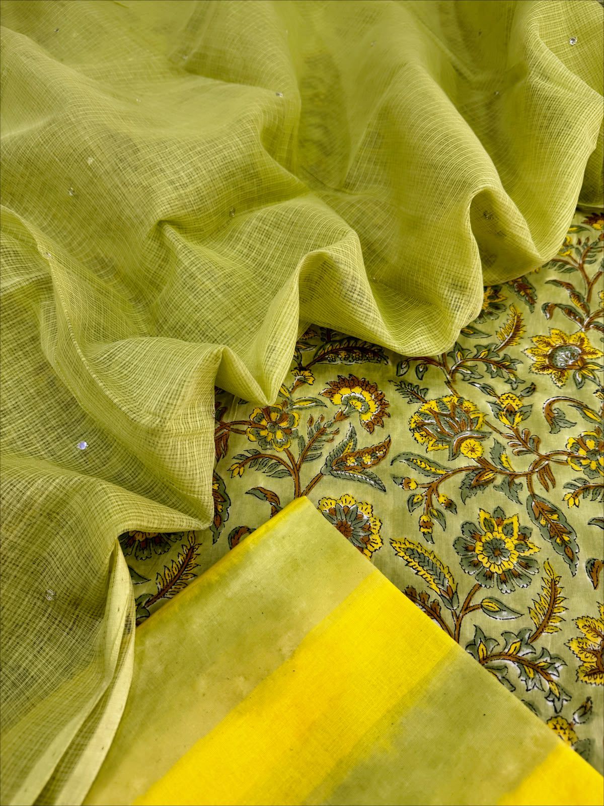 Cotton with Kota Dupatta