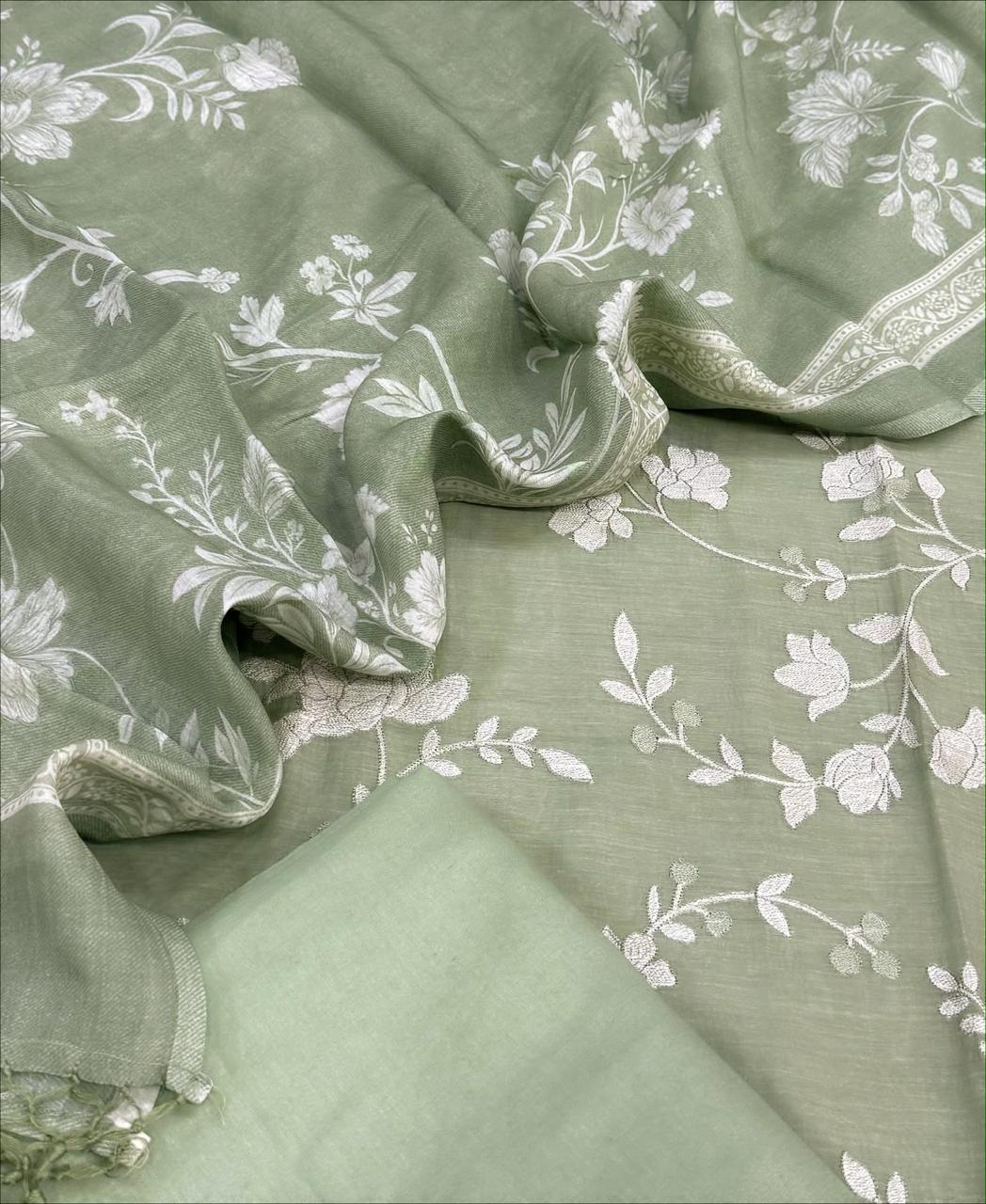 Chanderi Silk Suit