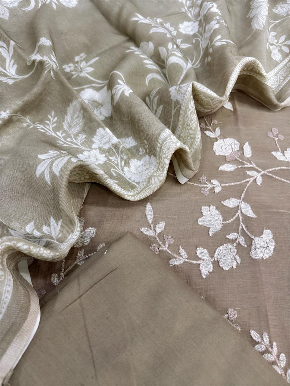 Chanderi Silk Suit