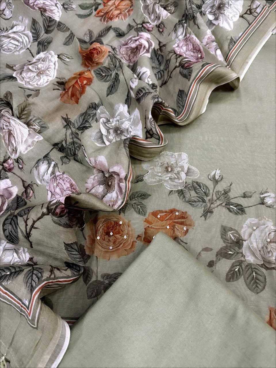 Chanderi Silk Suit