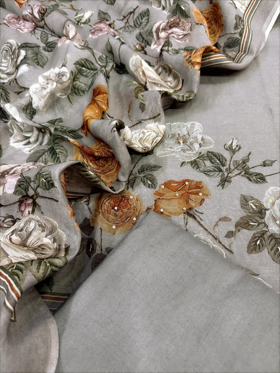 Chanderi Silk Suit