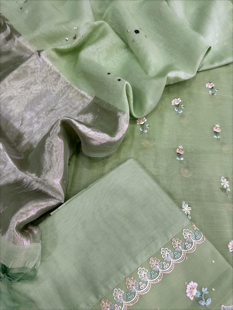 Chanderi Silk Suit