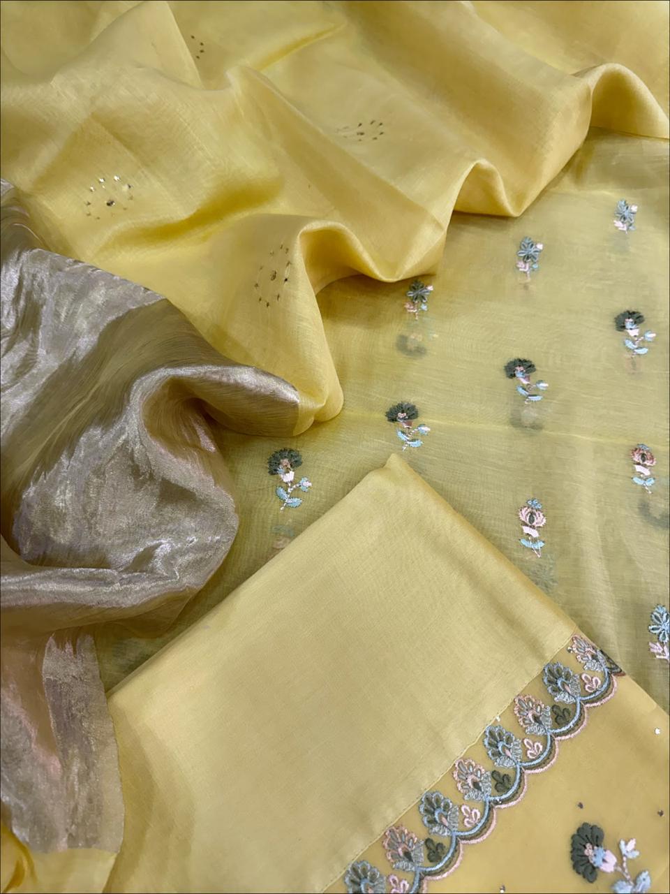Chanderi Silk Suit