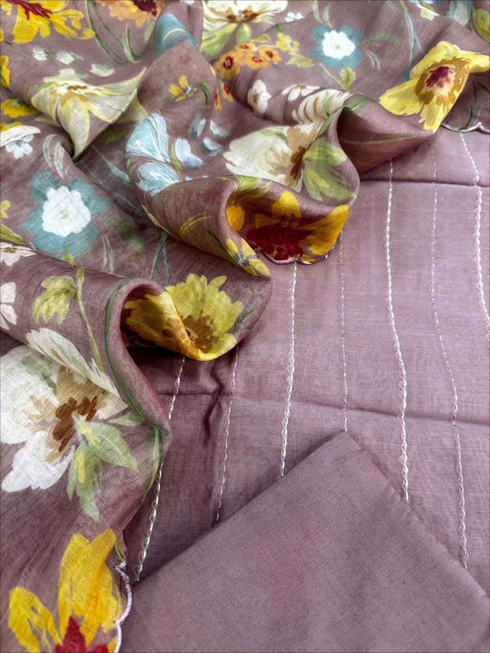 Chanderi Silk Suit