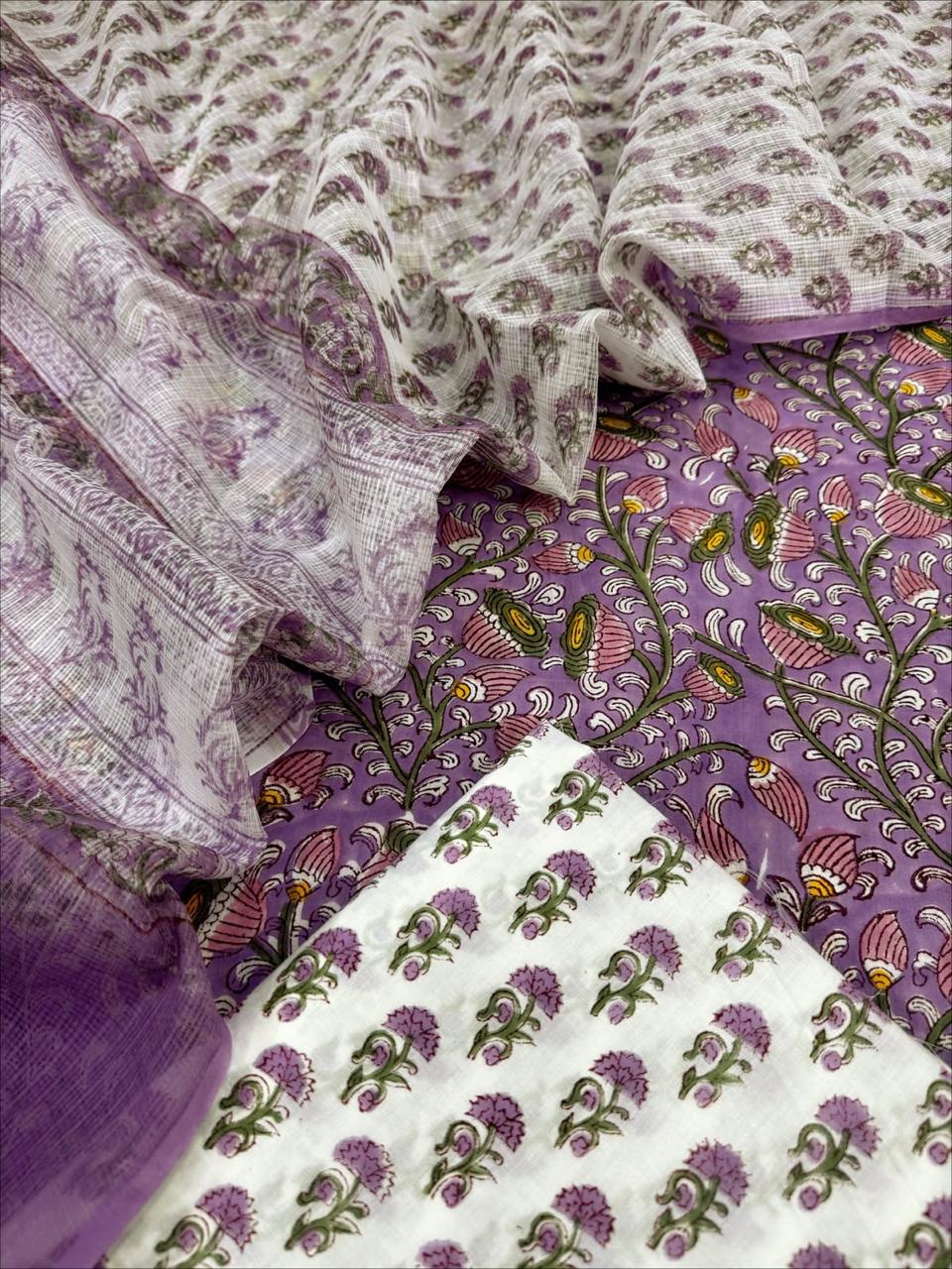 Cotton with Kota Dupatta