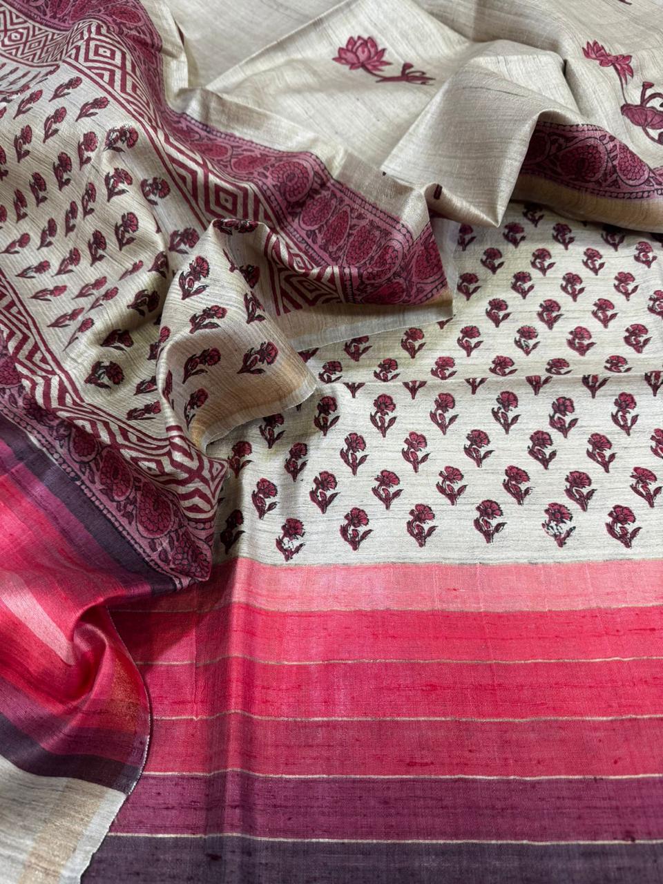 Tussar Silk Suit