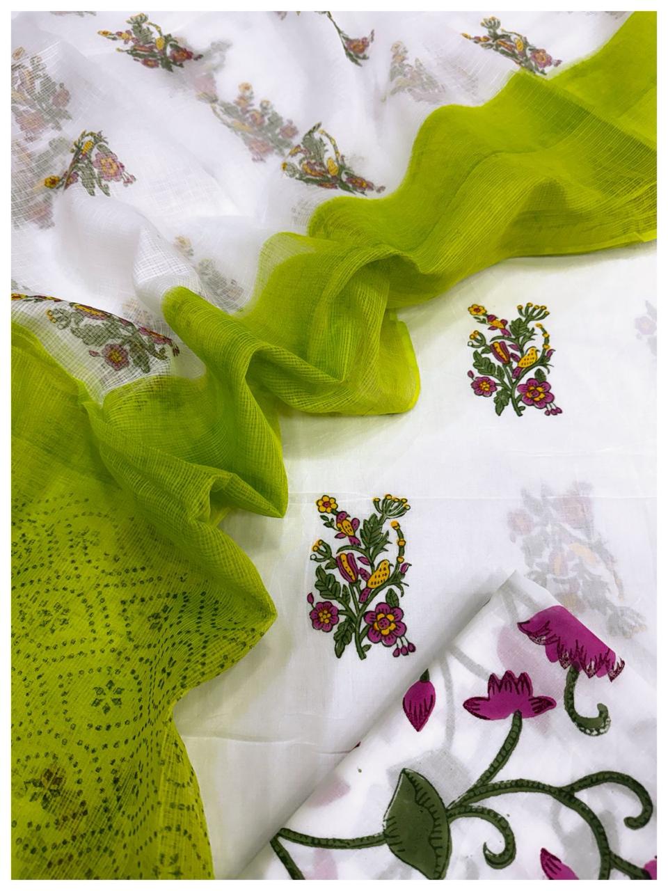 Cotton with Kota Dupatta