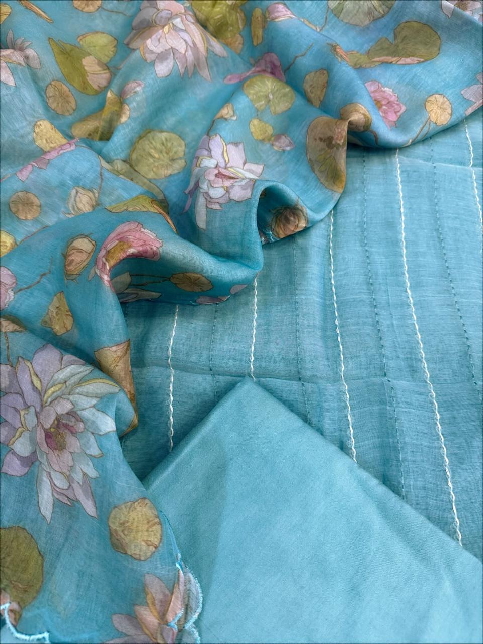 Chanderi Silk Suit