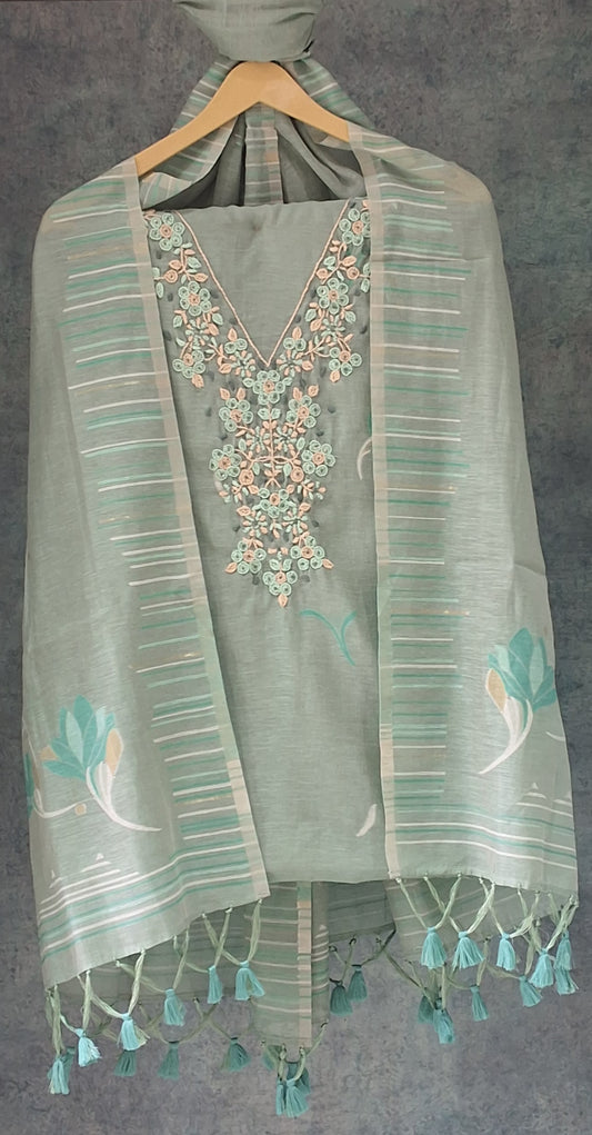 Chanderi Silk Suit