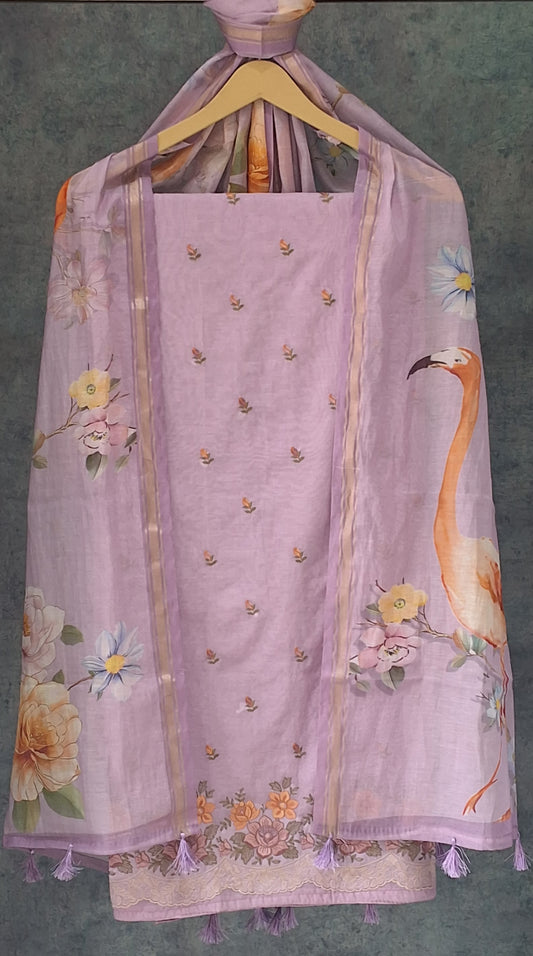 Chanderi Silk Suit