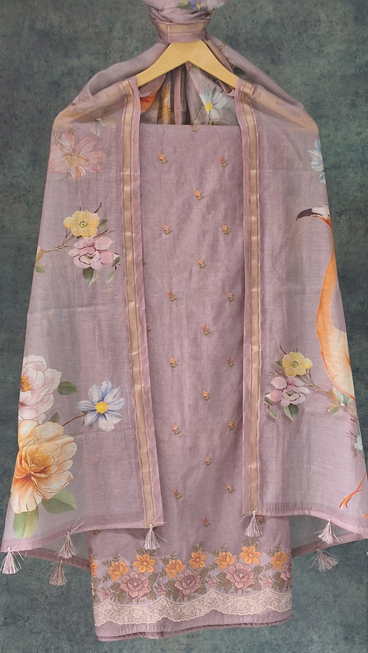 Chanderi Silk Suit